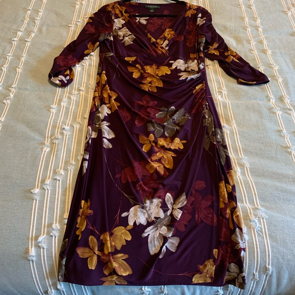 Floral Ralph Lauren Midi Dress